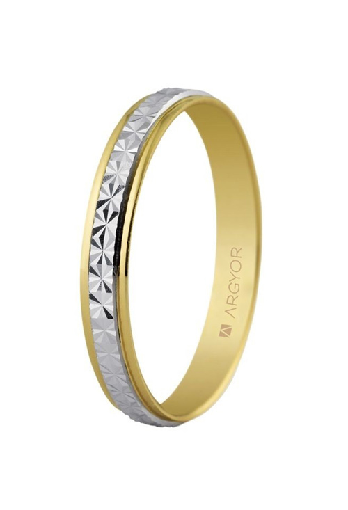 Alianza oro blanco de 9 ktes, 3mm de ancho 9K5230108
