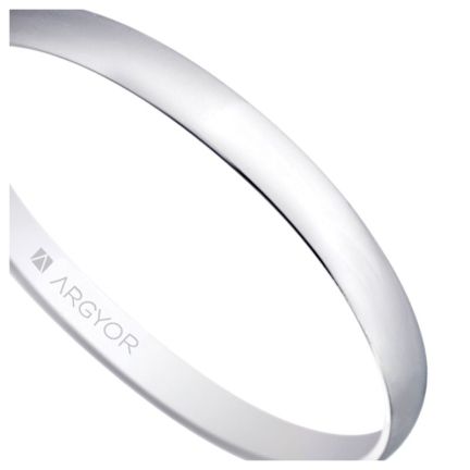 Alianza de oro blanco 2 mm. media caña oro 9k brillo - foto 04 - rfcia 045_9K5B201