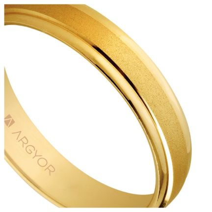Alianza de oro amarillo 18 kilates 4mm. - foto 04 - Argyor rfcia.5140044