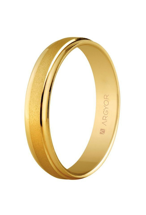Alianza de oro amarillo 18 kilates 4mm. - foto 1 - Argyor rfcia.5140044