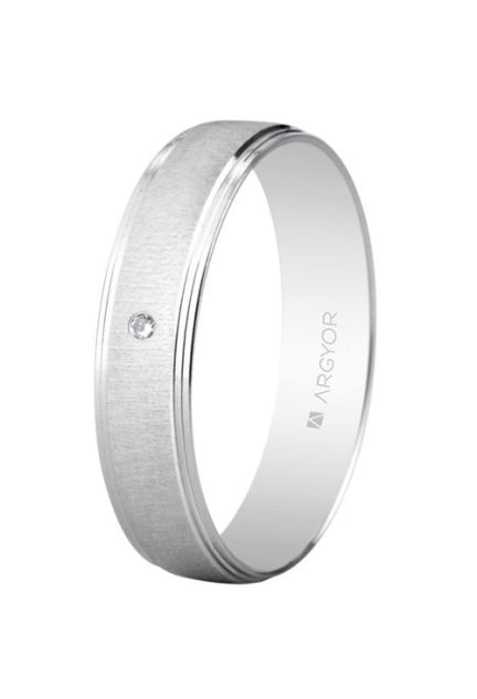 Alianza de oro blanco con diamante - foto 3 - rfcia.045_555B1466