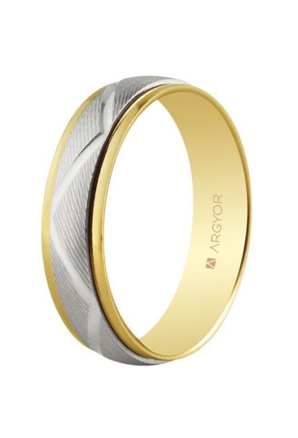 Alianza oro bicolor 18 ktes - foto 3 - rfcia. 5250138
