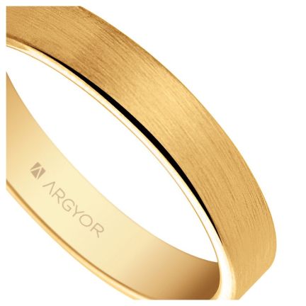 Alianza de oro amarillo 18 kilates. 4 mm brillo - foto 04 - Argyor rfcia.5140150S