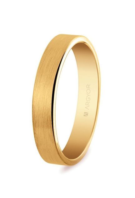 Alianza boda de oro 18 kilates. 4 mm brillo 5140150S