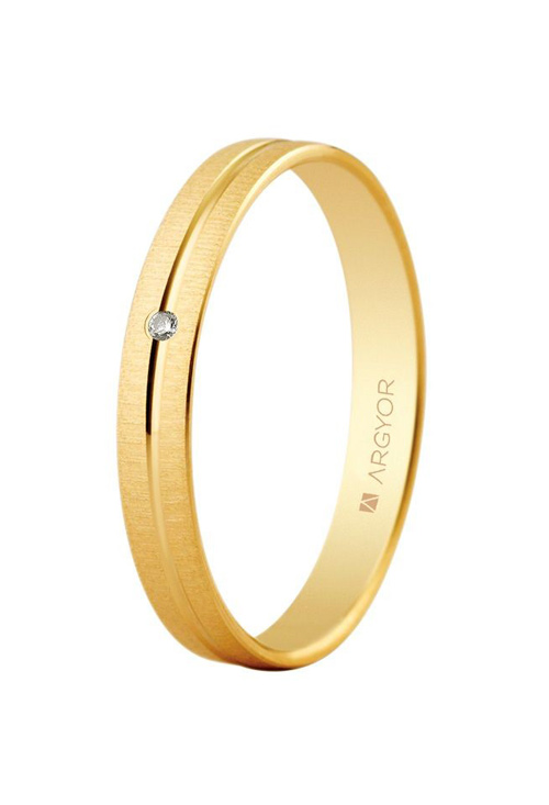 Alianza de boda oro 18 Ktes amarillo 3mm. Argyor 5130474D