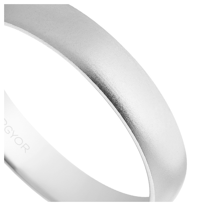 Alianza de oro blanco acabado matizado - foto 04 - rfcia 045_564B001M