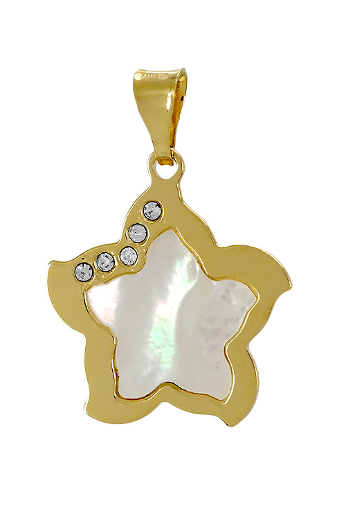 Colgante de oro amarillo y nácar forma de estrella. 243_447-01074 Colgante de oro amarillo y nacar forma de estrella - foto 3 - rfcia.243_447-01074