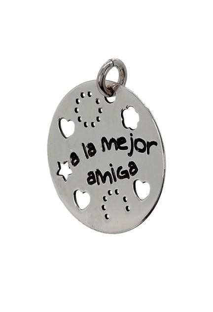 Disco de plata con dedicatoria -a la mejor amiga- - foto 04 - rfcia 266_024272-1-10-3