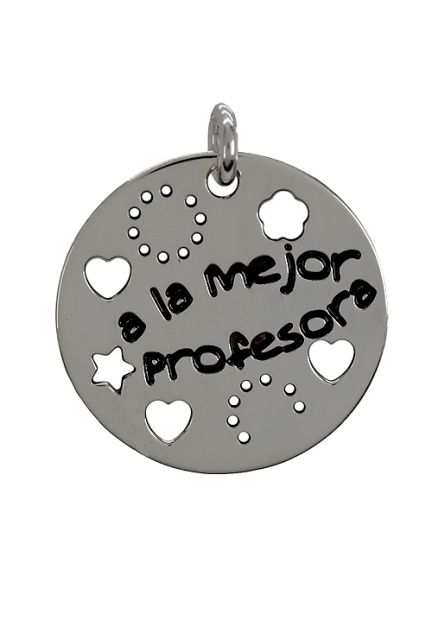 Disco de plata con dedicatoria -a la mejor profesora- - foto 3 - rfcia.266_024272-1-10-4