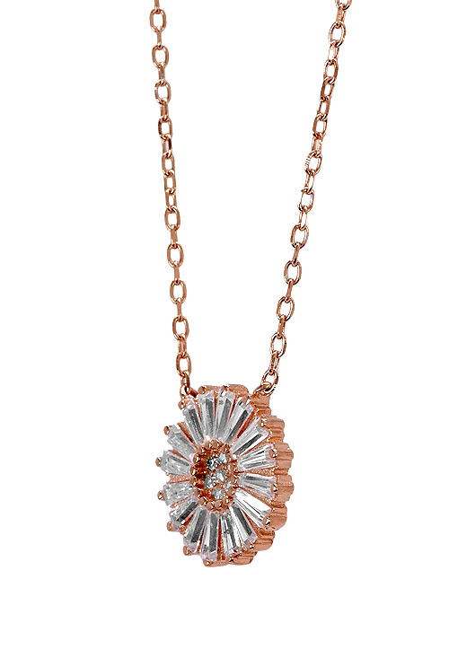 Gargantilla de plata chapada oro con circonitas. 252_VE2158-R Gargantilla de plata de ley chapada oro con circonitas - foto 04 - rfcia 252_VE2158-R