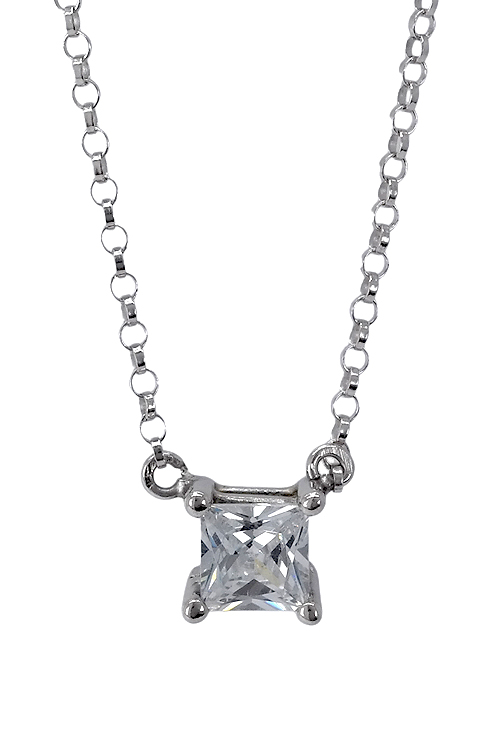 Gargantilla de plata de ley y circonita - foto 3 - rfcia.266_023511-1-1-1