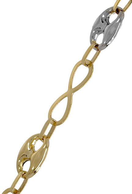 Pulsera de oro bicolor 18 K - foto 04 - rfcia 243_139-02400