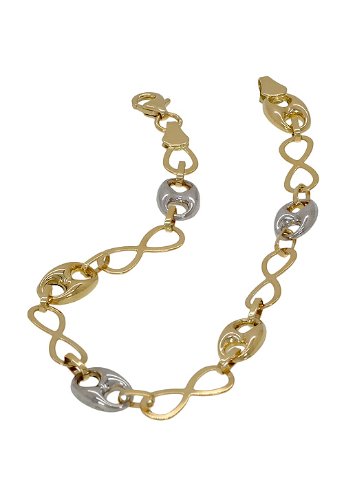 Pulsera de oro bicolor 18 K. 243_139-02400 Pulsera de oro bicolor 18 K - foto 3 - rfcia.243_139-02400