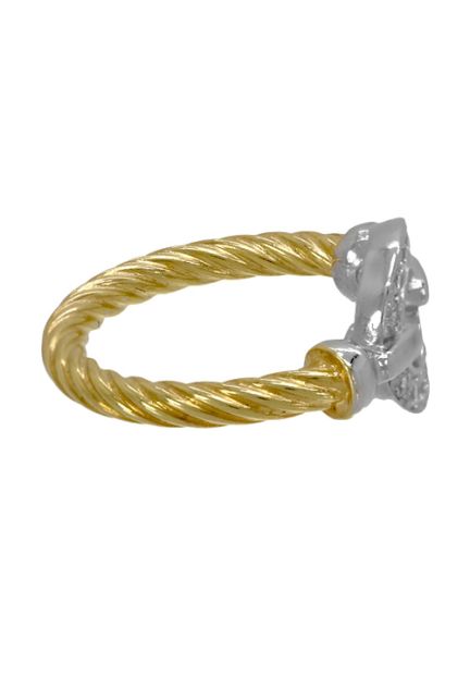 Anillo de plata banado en oro con circonitas - foto 04 - rfcia 248_0569-AB