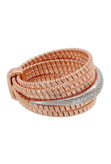 Anillo de plata chapado en oro con circonitas - foto 04 - rfcia 248_0545-RB