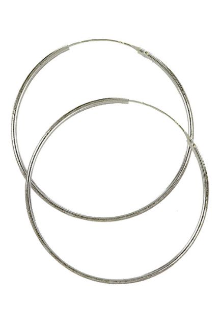 pendientes de plata, criollas grandes de chanela 271_PAR15-45