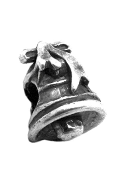 Abalorio plata ley representando una campana navideña 015_S1-175