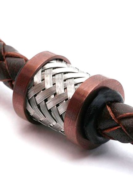 abalorio bruno banani para pulsera de hombre bicolor 99820043