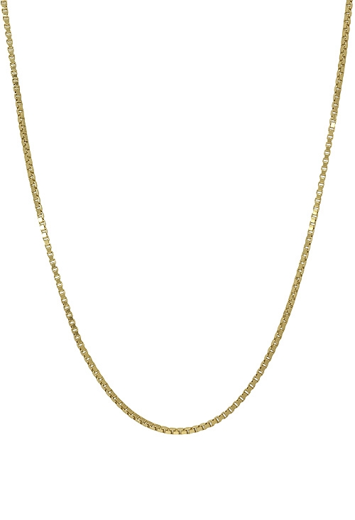 cadena de oro amarillo 18 kilates modelo veneciana vista frontal 127_VNL47-40