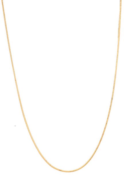 cadena oro amarillo 18 kilates cordon cola de topo fotografia frontal 127_CTN35-40