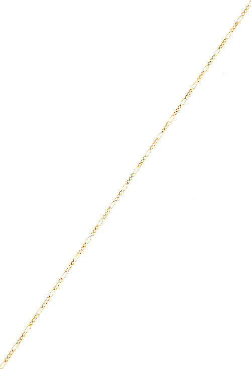 Cadena oro 18 kilates eslabones 3 por 1 Ref. 025_I-00806 cadena oro amarillo 18 kilates eslabones combinados 3 x 1 con 40 cm de largo foto principal 025_I-00806