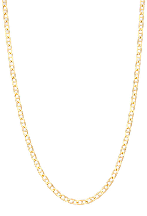 Cadena de oro 127_ANCLA70 cadena oro amarillo 18 kilates eslabones modelo ancla 40 cm de largo vista principal 127_ANCLA70-40_01