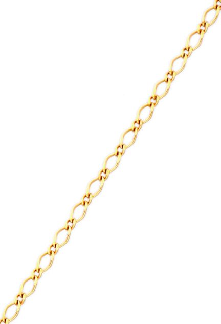 Cadenas y cordones en oro 50 centimetros Eslabon combinado 1x1 - foto 3 - rfcia.127_BPR(1-1)60-50