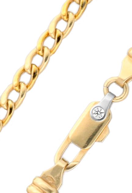 cadena 50 cm de largo eslabones barbados mate brillo uno por uno foto detalle cierre