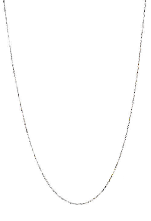 cadena oro blanco 18 kilates de 45 cm precio barato joyas online foto babero