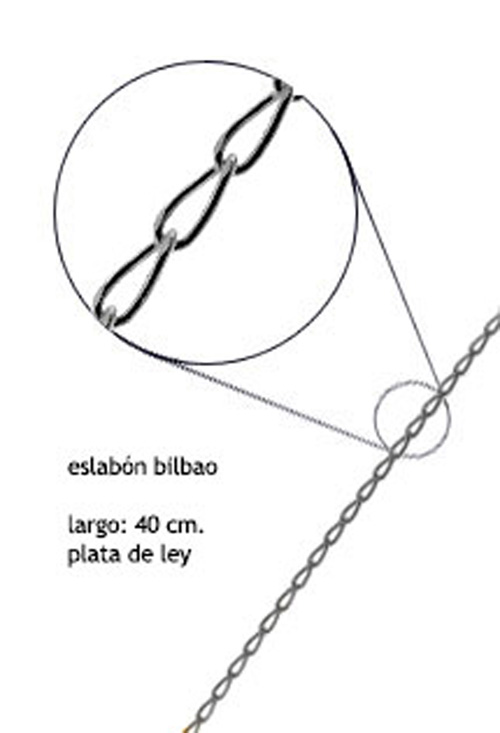 Cadena plata eslabones bilbao 234_BILBAO40-40 Cadena plata eslabones bilbao 234_BILBAO40-40-93378