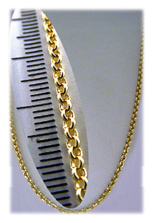 Cadenas y cordones oro oro amarillo. 40 cm. rolo - foto 3 - rfcia.127_ROLO70-40