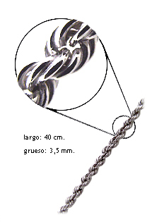 Cordón plata 127_AG-CMH3.5-40R Cadenas y cordones plata ley - foto 3 - rfcia.126_CMH3.5-40R