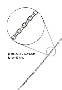 Cadena de plata eslabón forzado 127_AG-FR35-40 Cadenas y cordones plata ley. 45 cm. forzada precio barato para venta online rfcia.126_FR35-45R