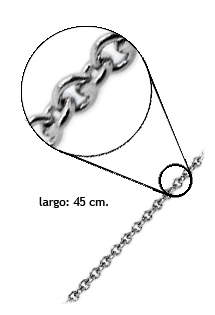 Cadena plata ley forzada 127_AG-FR80-45R Cadenas y cordones plata ley. forzada - foto 3 - rfcia.126_FR80-45R