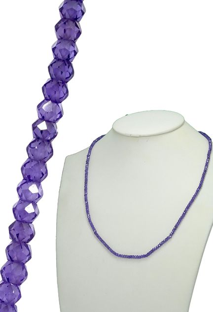 Collar con piedras facetadas Modelo - foto 3 - rfcia.037_F16-10