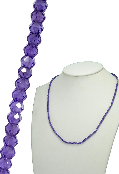 Collar con piedras facetadas Modelo - foto 3 - rfcia.037_F16-10