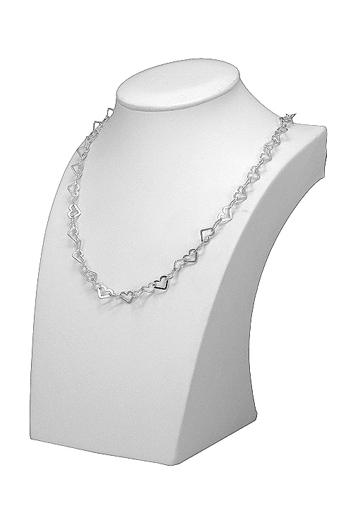 Collar plata eslabones forma corazón precio outlet 127_AG-COR100-50 Collar plata eslabones forma corazón 50 cm venta online 126_COR100-50