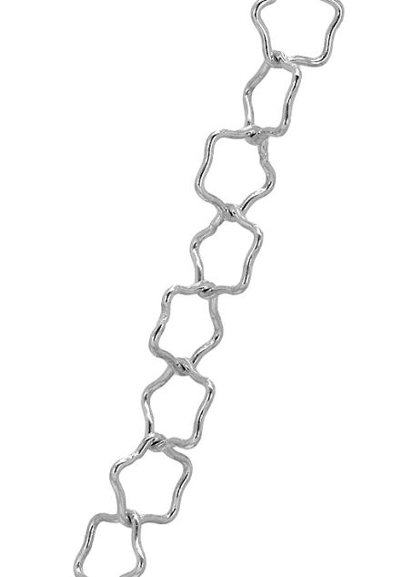 Collar plata eslabones estrellas 60 cm 126_STAR120-60 a precios baratos