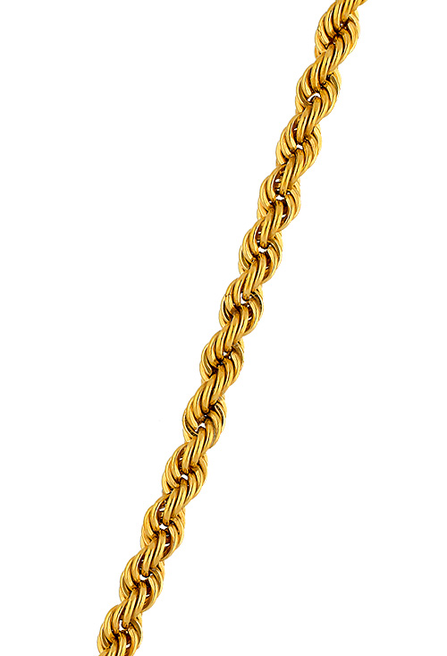 Cadena oro amarillo cordón salomónico 40 cm 013_5.5-40