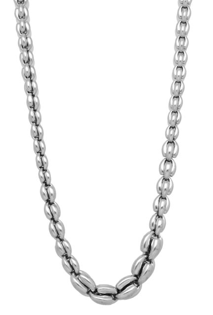 gargantilla plata ley eslabones forma de herradura en disminucion 144_IMP1901CL