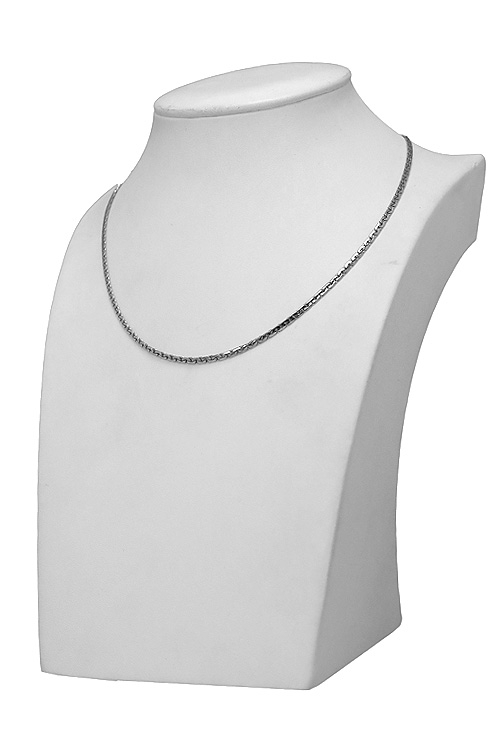 Cadena plata ley. 127_AG-COBRAA70-40R gargantilla de plata eslabones tupidos rigidos vista expositor 126_COBRAA70-40R_02