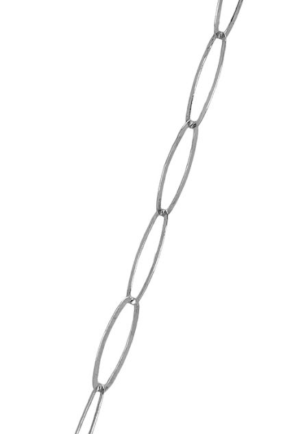 Gargantilla plata eslabones ovalados 45 cm 126_OVALLP60-45 precios baratos