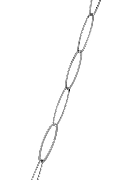 Cadena de plata OVALOS 127_AG-OVALLP60 Gargantilla plata eslabones ovalados 45 cm 126_OVALLP60-45 precios baratos