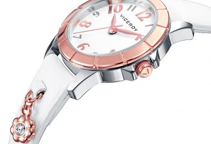 Reloj Viceroy niña con colgante chapado rosa con circonita 023_461048-05-1