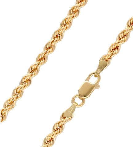 cordon de oro amarillo 18 ktes 60 cm de largo foto detalle cadena y cierre