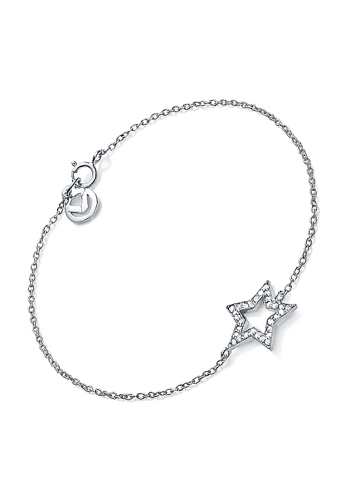 Pulsera plata con circonitas Viceroy motivo estrella 5019P000-30 Pulsera plata con circonitas Viceroy motivo estrella 152_5019P000-30
