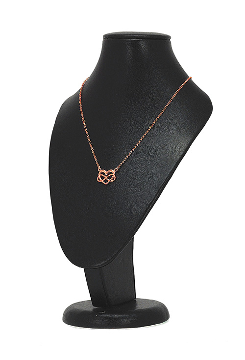 Gargantilla plata corazón infinito chapado oro 266_024510-4-1 Gargantilla plata corazón infinito chapado oro 266_024510-4-1-1