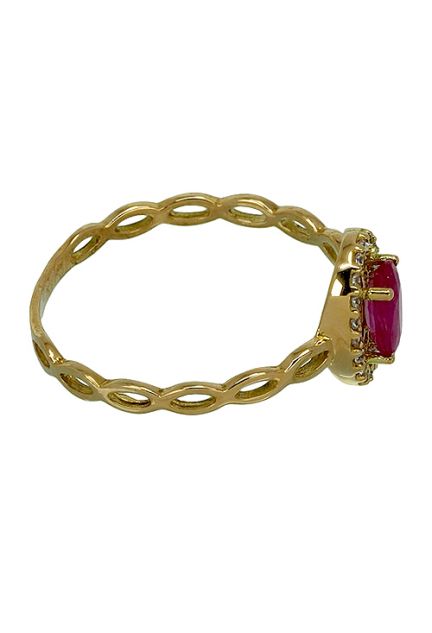 sortija oro amarillo 18 ktes con rubí fino y circonitas 281_S2196R64A foto 2