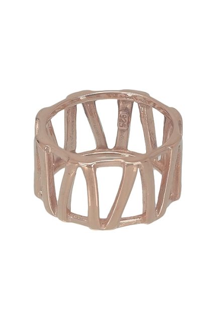 anillo plata chapada color oro rosa foto tumbada 266-034638-4-1-01