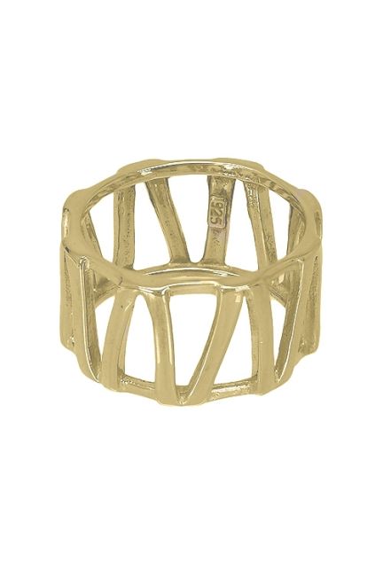 anillo plata chapada en color oro amarillo vista oblicua 266-034638-2-1-01